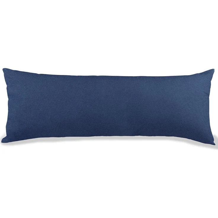 aqua-textil Classic Line Kissenbezug 2er-Set 40x120 cm dunkel blau Baumwolle Seitenschläferkissen Bezug Kissenhülle, Kopfkissenüberzug, Pillowcase, Bettkissen, Kopfkissenbezug, Reißverschluss – Bild 3