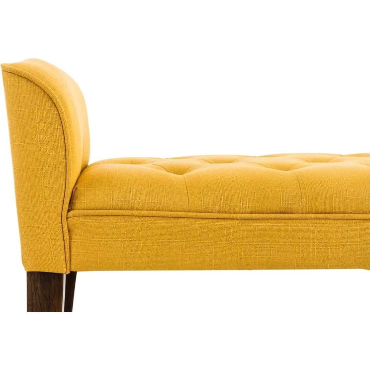 CLP Chaiselongue Cleopatra Gestell aus Kautschukholz,gelb antik-dunkel – Bild 3