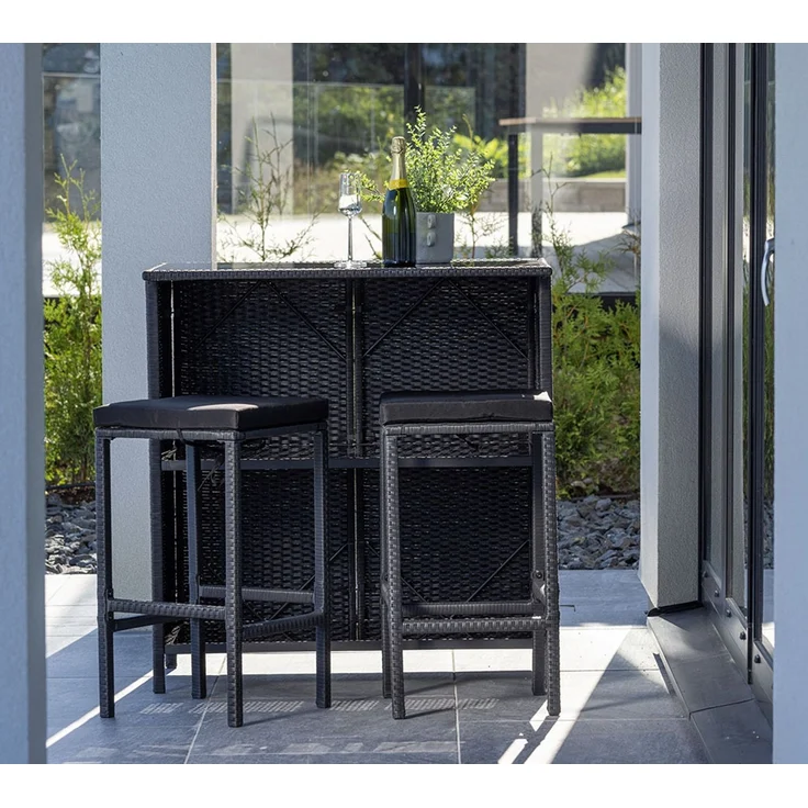 VENTURE HOME Knock | Polyrattan Bartisch mit