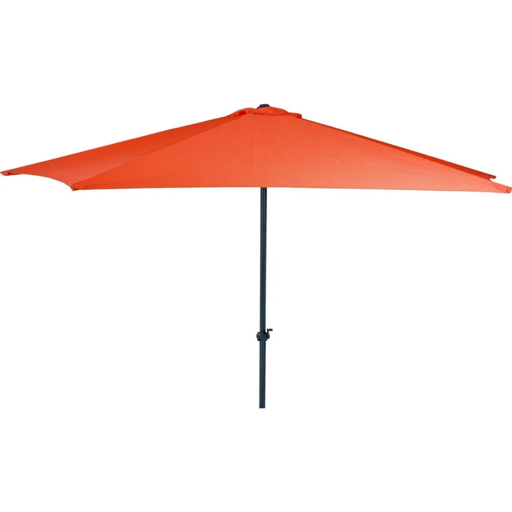 Sonnenschirm CABOGROS Terracotta Ø 300 cm 6 Streben mit Handkurbel – Bild 3