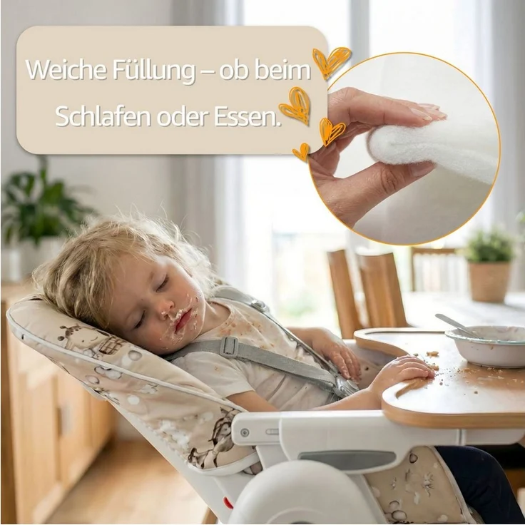 Totsy Baby Sitzverkleinerer für Hochstuhl Baby Sitzkissen Kinderstuhl Cover Sitzauflage Cover – Bild 4