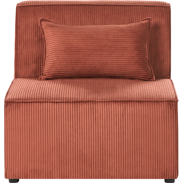 Modulsofa 3-Sitzer LEMVIG Cord Dunkelrot – Bild 7