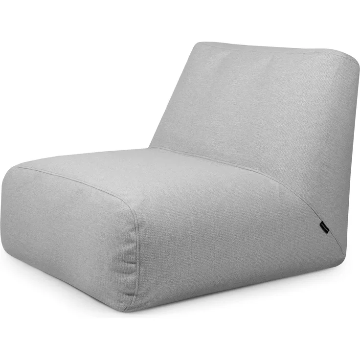 Sitzsack ‘Tube 100‘, Bezugstoff - Dunes, 100% Olefin, White Grey, 80x120x100 cm.