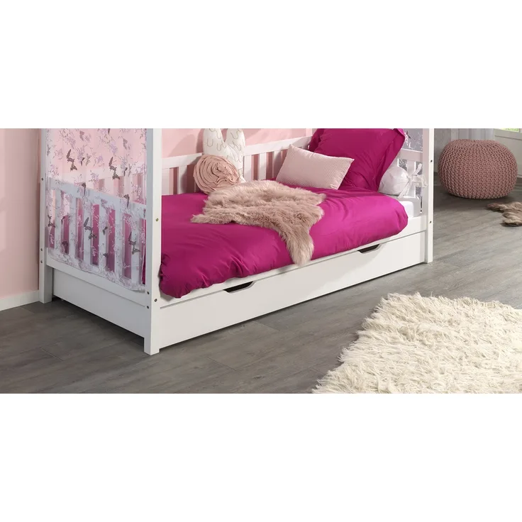 Vipack 'Dallas Fa.' Bettschublade für Hausbett Serie 90x190 cm, weiß