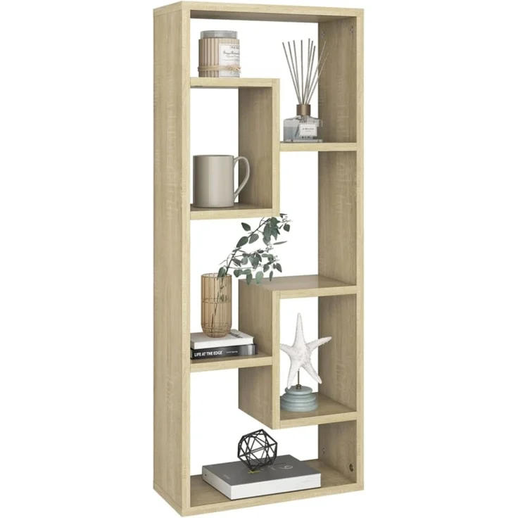 vidaXL Wandregal Sonoma-Eiche 36x16x90 cm Holzwerkstoff 803014 – Bild 7