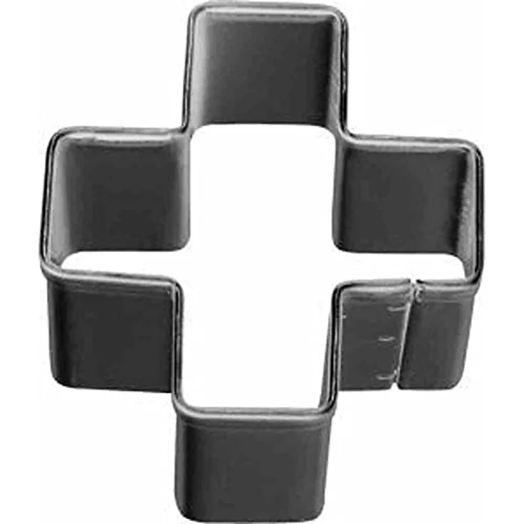 Ausstecher Plus-Zeichen 3 cm Edelstahl [PG rot]