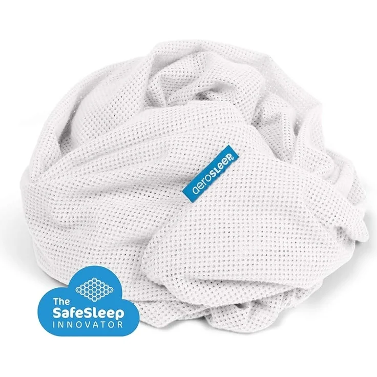 AeroSleep Spannbetttuch, 67x137 cm, Weiß – Bild 4