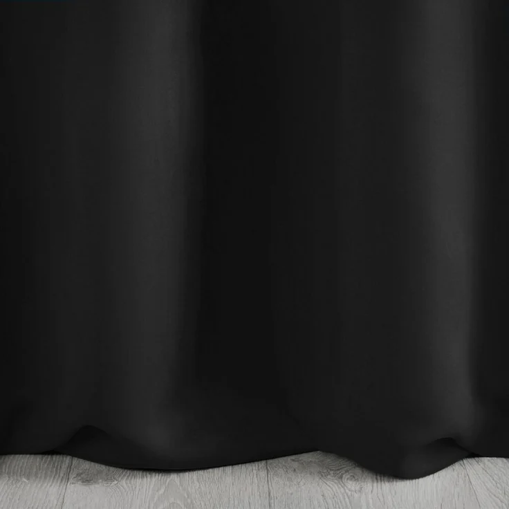 Eurofirany Verdunkelungsvorhang LOGAN, Ösen, Blickdichte Vorhänge BLACKOUT Kräuselband Ösenvorhang Schlafzimmer – Bild 3