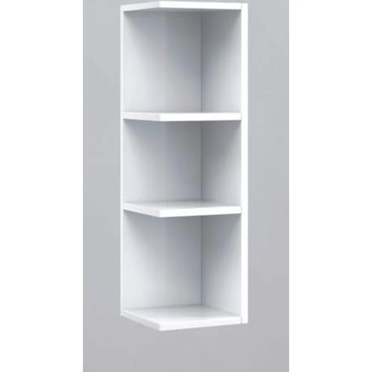 habeig Eckregal Mehrzweckregal Regal Badregal Badschrank weiß Bad, 65 cm hoch – Bild 4