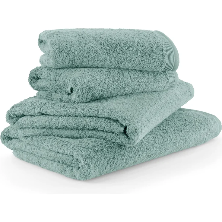Möve Superwuschel Handtuch-Set, 2 Duschtücher 80x150 cm & 2 Handtücher 50x100 cm, Made in Germany, 100% Baumwolle, Tea