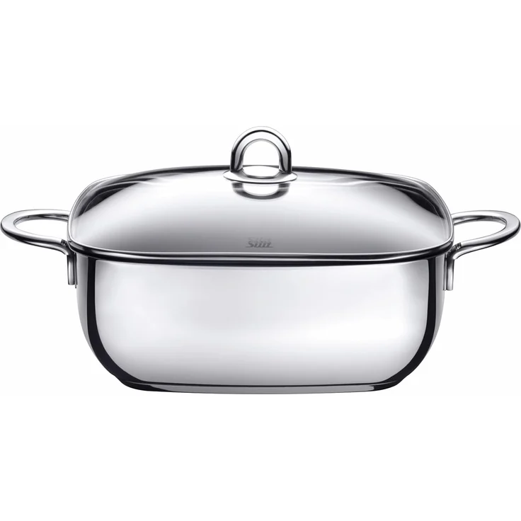 Silit 'Silit Studio' Schmorkasserolle mit Glasdeckel, Edelstahl silber, 29x29 cm – Bild 7