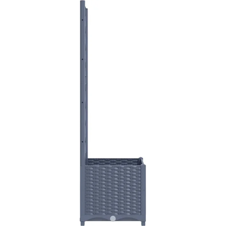 vidaXL Garten-Pflanzgefäß mit Spalier Blaugrau 40 x 40 x 136 cm PP 318249 – Bild 5