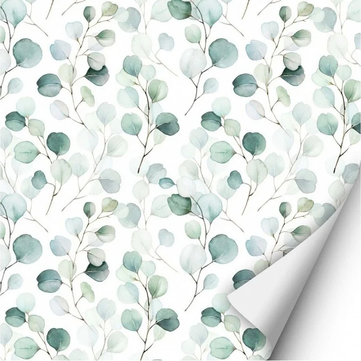 nikima Wandtattoo KF-02 selbstklebende Folie – Floral (PVC-Folie), 2 x 0,9 m selbstklebende Folie – Bild 1