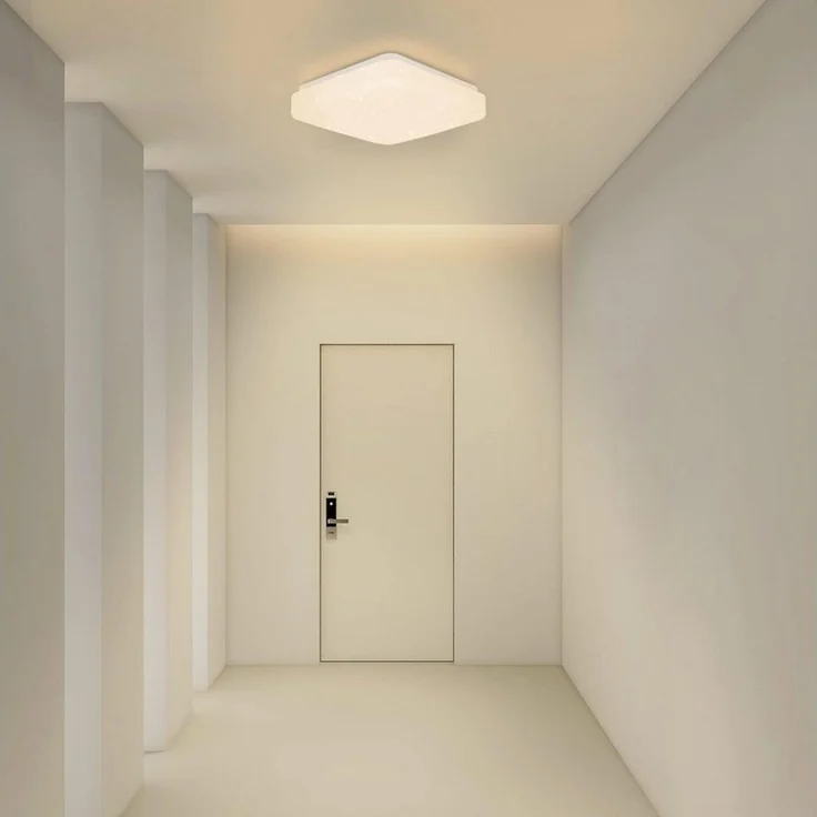 Nettlife LED Deckenleuchte Sternenhimmel Kinderzimmer 15W 21cm 3000K/4000K Weiß Deckenlampe, LED fest integriert, Kinderzimmer Deckenleuchte – Bild 2