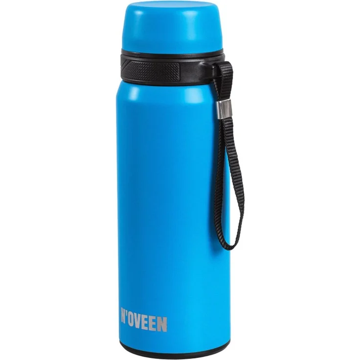 NOVEEN Matte Edelstahl Thermoskanne | 700 ml, Blau – Bild 2