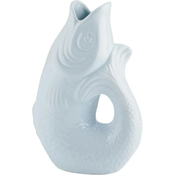 Gift Company Monsieur Carafon Fisch Vase S blue horizon 1,2 L – Bild 1