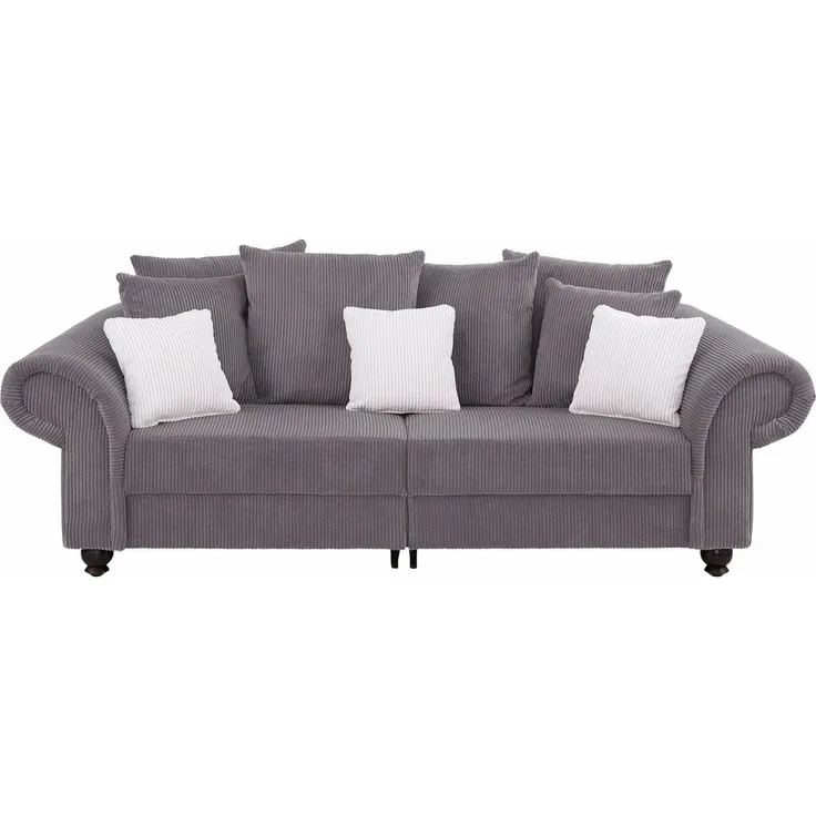 Home affaire Big-Sofa King Henry, in legerer Polsterung und vielen losen Kissen