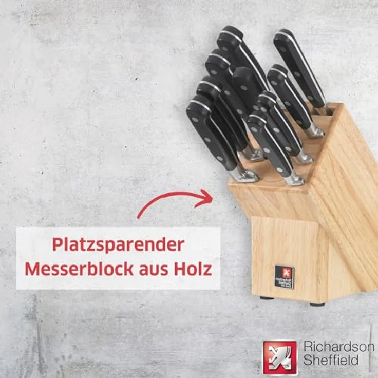 Richardson Sheffield V SABATIER Messerblock 9-teilig – Bild 3