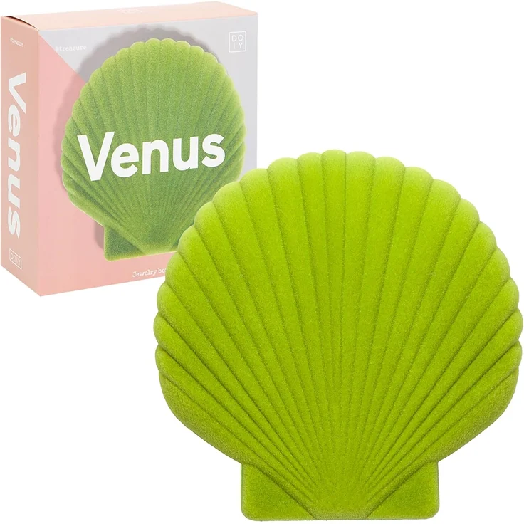 Doiy Schmuckaufbewahrung Muschel Venus Light Green – Bild 1