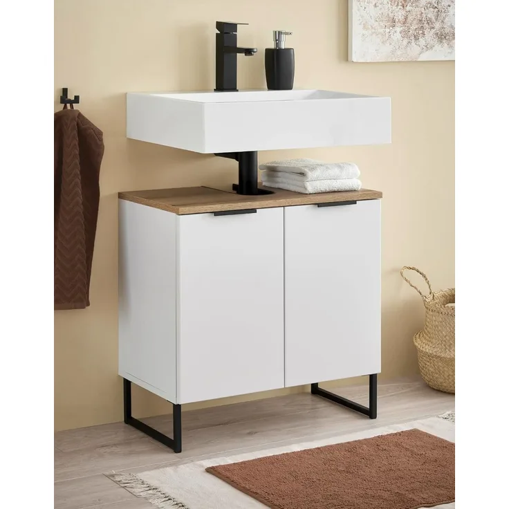 moebel-dich-auf Waschbeckenunterschrank Aspen 60 60 x 60 x 35 cm
