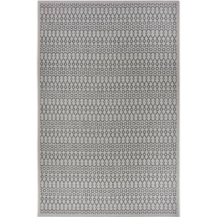 Hanse Home Vanti In- & Outdoor Teppich Wetterfest – Modernes Muster, Wasserfest robuster Aussenteppich Flachgewebe für Garten, Balkon, Terrasse, Wohnzimmer – Beige Grau, 63x120cm – Bild 4
