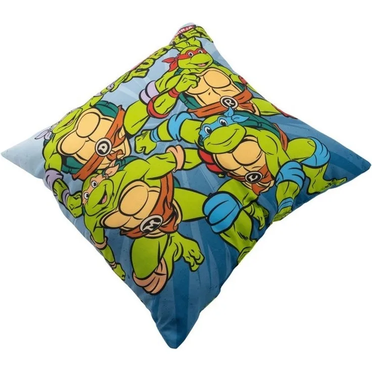 United Labels® Dekokissen Teenage Mutant Ninja Turtles Kissen Plüsch Zierkissen 40x40 cm