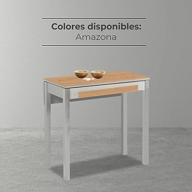 ASTIMESA Küchentisch, Amazona, 90x50 cm, erweitert 90x70 cm – Bild 6