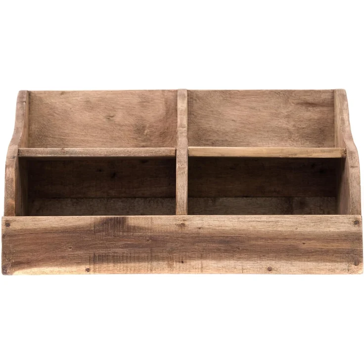 DESIGN DELIGHTS Wandregal WANDREGAL "STORAGE 40", Mahagoni Holz, 40 cm, Holzregal – Bild 3