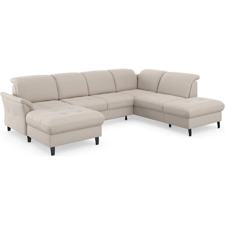 sit&more Wohnlandschaft Maggiore U-Form, wahlweise mit Kopfteilverstellung, Schlaffunktion und Stauraum – Bild 3