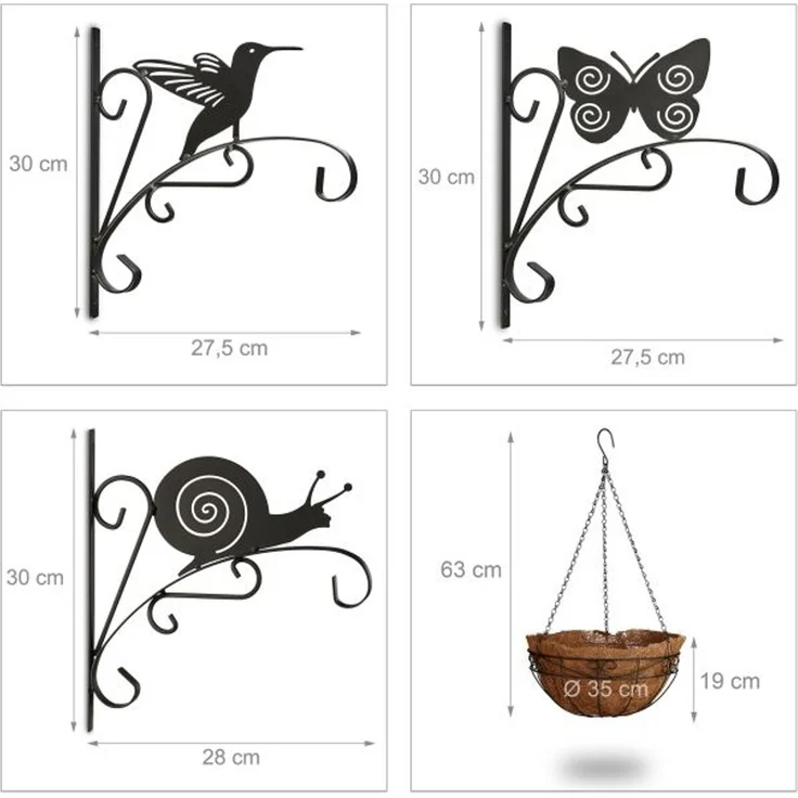 6 tlg. Blumen Set 10022645 – Bild 3