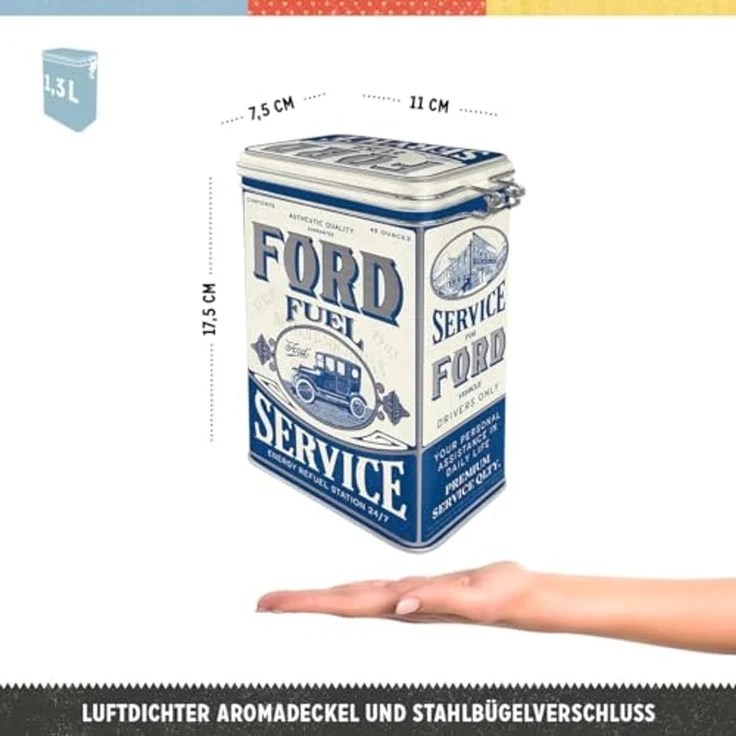 Nostalgic-Art Kaffeedose Aromadose - Ford - Ford Fuel Service – Bild 2