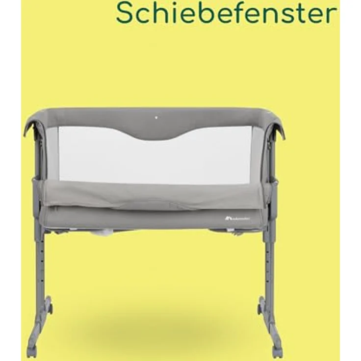 bebeconfort 2in1 Beistellbett & Stubenwagen Amara, ab Geburt bis 9 kg, mit Matratze und Reisetasche, Tinted Gray – Bild 4