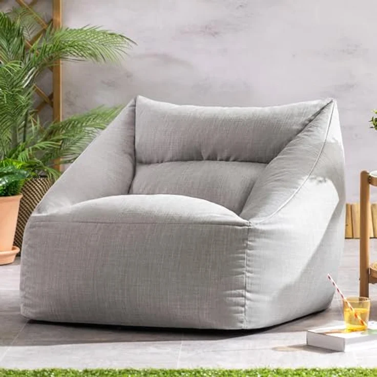 icon Sitzsack Erwachsene Sessel mit Outdoor-Gewebebezug „Natalia", Sitzsack XXL, Made in Germany, für Erwachsene & Kinder, mit Füllung – Bild 3