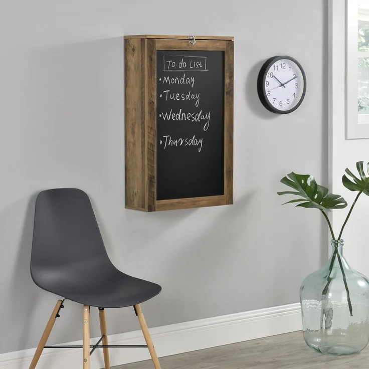 Wandtisch Holz Schreibtisch Tisch Regal Wand Klapptisch aus-klappbar – Bild 6