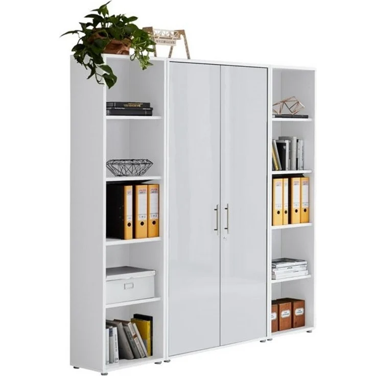 BMG Möbel Aktenschrank Office Edition 3 (Schrankwand Set, 3tlg) abschließbar, matt oder Hochglanz lackiert – Bild 4