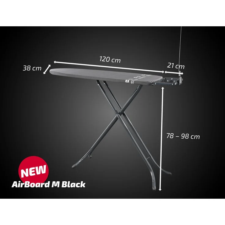 Bügeltisch AirBoard M Black – Bild 5
