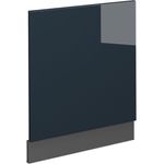 Frontblende Fame-Line Dunkelblau Hochglanz 60 cm Vicco