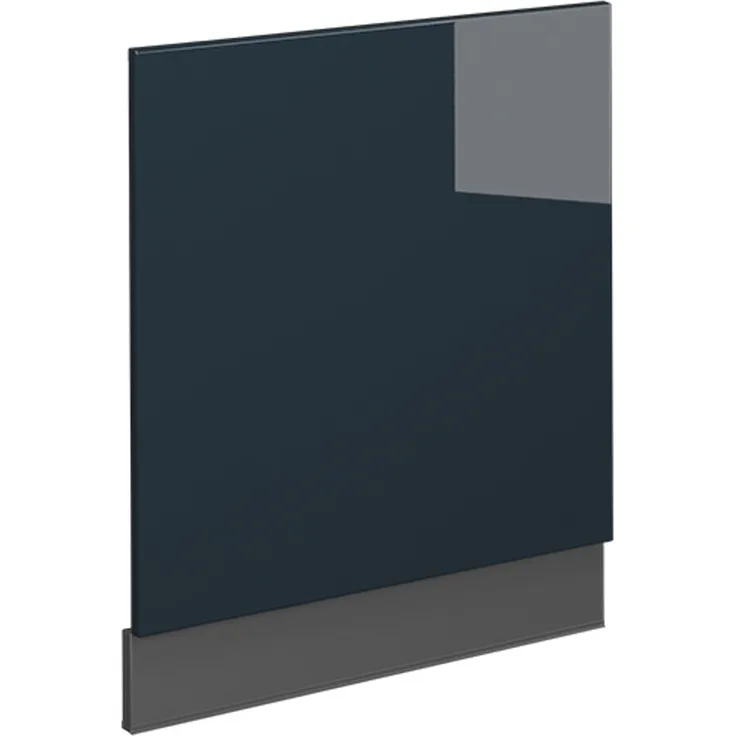 Frontblende Fame-Line Dunkelblau Hochglanz 60 cm Vicco