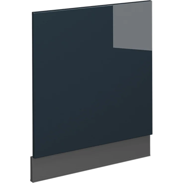 Frontblende Fame-Line Dunkelblau Hochglanz 60 cm Vicco – Bild 1