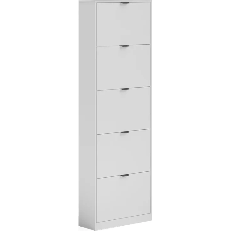 Schuhkipper Gizmo Weiß 59x181.1 cm mit 5 Fächern Vicco – Bild 1