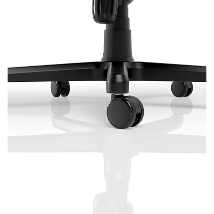 noblechairs LEGEND Gaming Stuhl - Shure Edition, ergonomischer Bürostuhl aus grauem PU-Leder, Kaltschaumpolsterung, bis 150 kg belastbar, 60-mm-Rollen für harte und weiche Böden – Bild 9