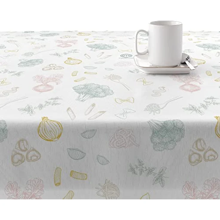 Belum MasterChef Tischdecke aus Kunstharz, schmutzabweisend, Größe: 300 x 140 cm, Modell: 0400-63, Stoff: 100% Baumwolle, Tischdecke ohne Wachstuch, sehr weich, wasserdicht, flüssigkeitsabweisend – Bild 3