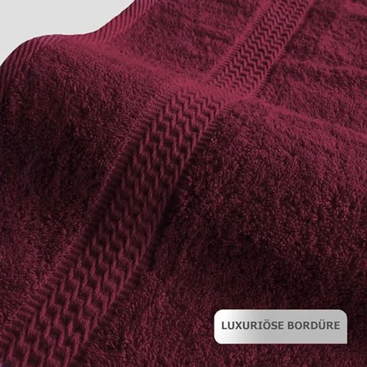TRENDBUY24 Handtuch Set Handtücher Duschtücher Gästetücher Baumwolle Frottee Premium 4er Set, 100% Baumwolle (4-St), Duschtuch – Bild 6