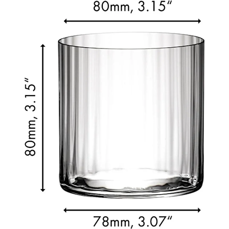 RIEDEL 0414/22 THE O WINE TUMBLER H2O Universalbecher - optisch 2er Set – Bild 2