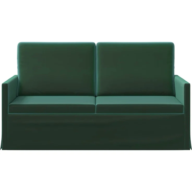 vidaXL 2-Sitzer Sofa Dunkelgrün 150 x 81 x 82 cm Samt (V) 42041089 – Bild 3