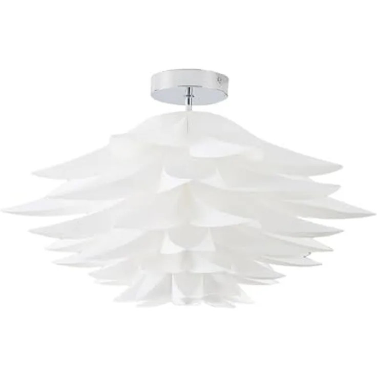 Lindby Deckenleuchten Rimon, Kunststoff Weiß IP20, 1 x 60 W