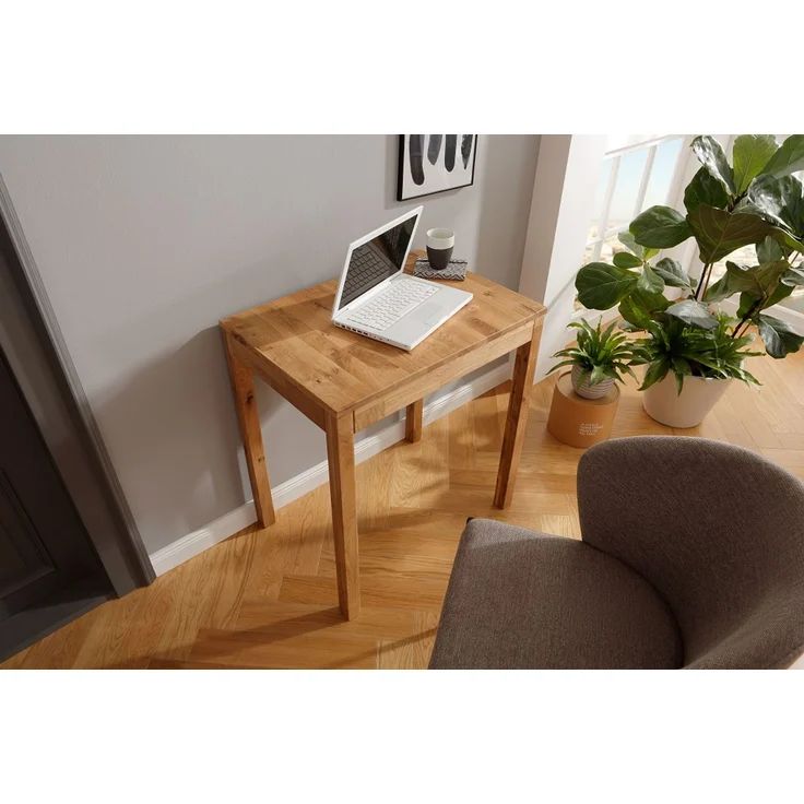 Esstisch "Lenox" 50x70cm Wildeiche massiv – Bild 2