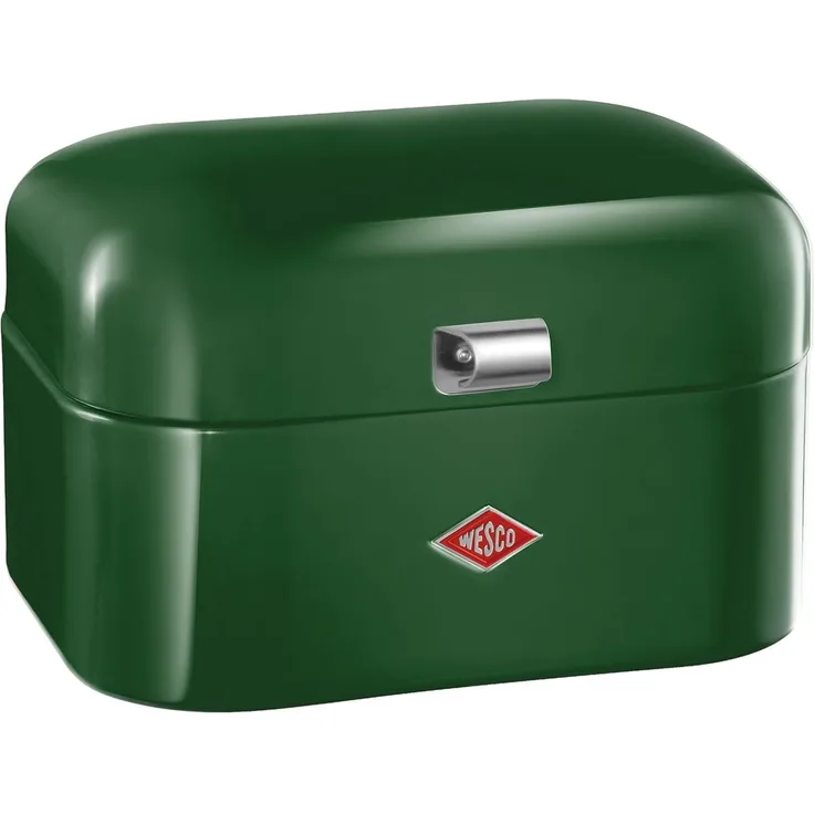 WESCO Brotkasten Single Grandy - Brotdose, Stahlblech, (1-tlg), Lüftungslöcher auf der Rückseite, Metallschaniere