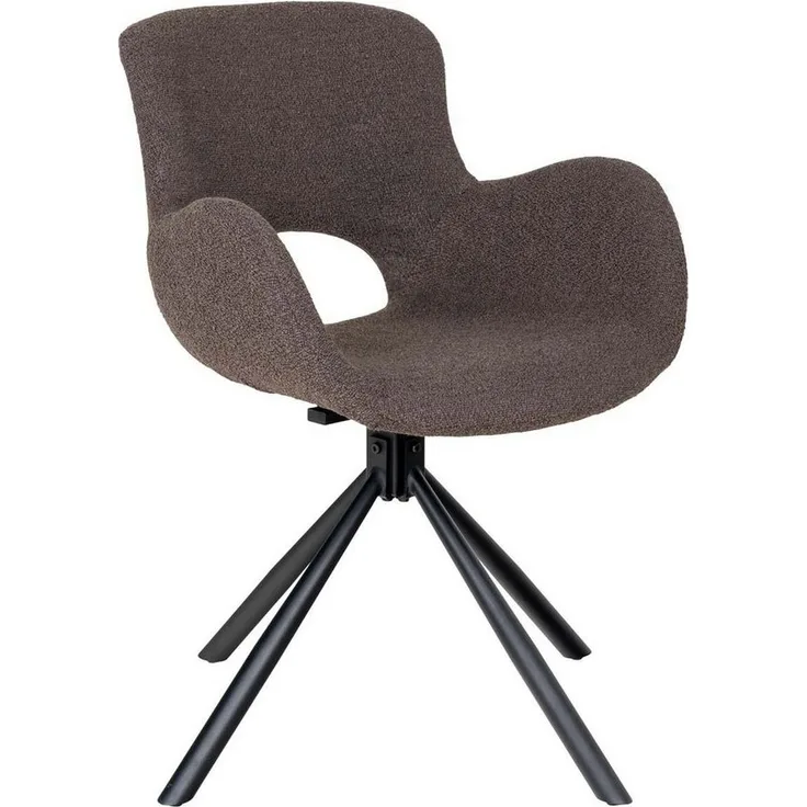 ebuy24 Esszimmerstuhl 2er Set Amorim Esszimmerstuhl bouclé Drehfunktion (2 St)