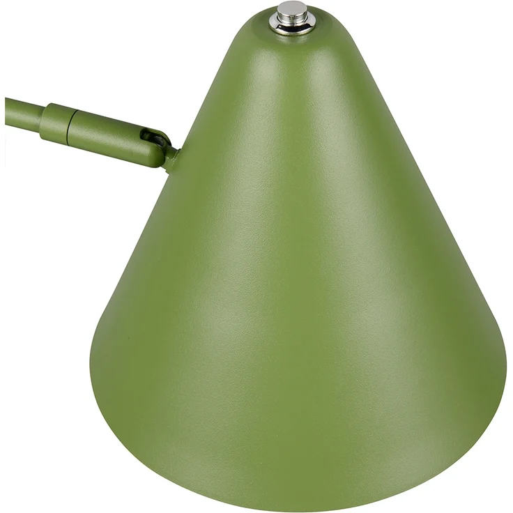 Retro Schreibtischlampe COSIMA mit Schwenkarm aus Metall Grün, Höhe 50,5cm – Bild 4